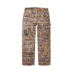 Брюки Supreme x Dash Snow Double Knee Painter Pant 'Multicolor' 1