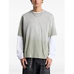 graphic-print distressed T-shirt 1