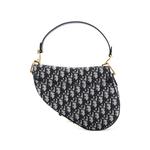 Saddle Handbag with Strap Oblique Canvas Medium shoulder bag 2