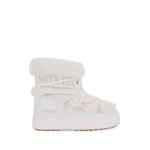 Ltrack Low white faux-fur boots 1