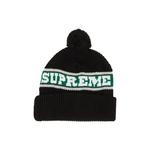 Бини Supreme Big Stripe Beanie 'Черный' 2