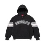 Худи Supreme Filled Zip Up Hooded Sweatshirt 'Black' 1