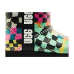 Ботинки UGG Wmns Classic Clear Mini Boot 'Black Multi-Color Checkerboard' 2