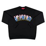 Крюнеки Supreme Stacked Crewneck 'Черный' 1