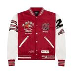 Бомберы Amiri Vintage Patch Varsity Bomber Jacket 'Red' 1