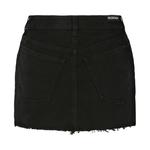 Юбки Balenciaga Raw-Cut Denim Mini Skirt 'Peach Pitch Black' 2
