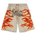 Шорты Palm Angels GD Graffiti Flames Sweatshort 'Off White' 1