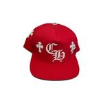 Снэпбэки Chrome Hearts Cross Patch Snapback 'Красный' 2