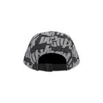 Кепки Supreme Fat Tip Jacquard Denim Camp Cap «Black» 2
