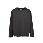 distressed long-sleeve T-shirt 1