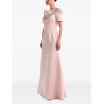 floral-embellished scoop-neck maxi dress 2