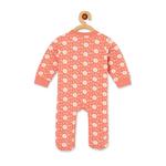 Детский комбинезон-слип на молнии Coral Blossom от The Mom Store - коралловый 2
