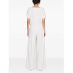 floral-embroidered short-sleeve jumpsuit 3