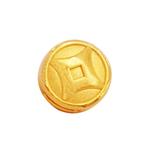[СПЕЦИАЛЬНЫЙ] LITZ 999 (24K) Золотой медный талисман EPC0776 (0.17г+/-) 2