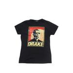 Футболка Drake Lux с графичным принтом и заклепками 1