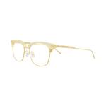 Очки Bottega Veneta Round-Frame Acetate Optical Frames 'Beige/Gold/Transparent' 2