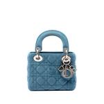 Сумка-сэтчел Mini Velvet Cannage Lady Dior (2020 год) 1