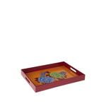 Поднос Queen с цветочным принтом 1