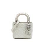 Сумка-сэтчел Micro Iridescent Lambskin Cannage Lady Dior (2016 год) 1