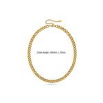 Позолоченное колье с цепью Curb Chain Link 3