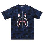 Футболки BAPE Color Camo Shark Tee 'Navy' 1