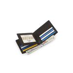 Подарочный набор - кожаный RFID-кошелек + ремень с автоматической пряжкой 35 мм - черный 4