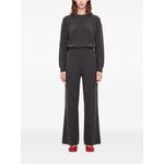 Alina logo-plaque wide-leg trousers 2