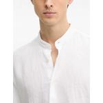 band-collar long-sleeve shirt 4