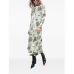 printed viscose bow dress 2