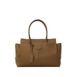hammered leather tote bag 1