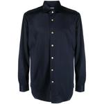 slim-cut cotton shirt 1