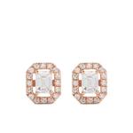 Серьги Mini Me из розового золота с бриллиантами 1