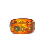 Браслет Topaz Flower Bakelite из желтого золота 1