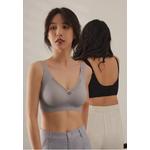 Premium Bella Plus Size Seamless Wireless Paded Push Up Bra синего цвета 4