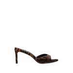 Freddie tiger-print leather sandals 1