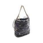 mini Chanel 22 chain calf leather shoulder bag 2