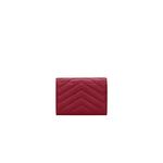 Yves Saint Laurent Cassandre Трехслойный кошелек в красном цвете 2