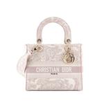 Toile de Jouy Lady D-Lite Bag Embroidered Canvas tote bag 1