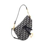 Saddle Handbag with Strap Oblique Canvas Medium shoulder bag 1