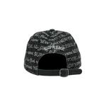 Бейсболки Supreme Multi Type Jacquard Denim 6-Panel 'Black' 4