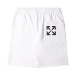 Шорты Off-White Single Arrow Pocket Sweatshort 'Белый/Черный' 2