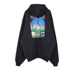 Круглые вороты Balenciaga Sport Hoodie 'Черный' 2