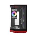 HYTE Y50 RGB ATX корпус - Черно-красный 3