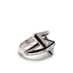 Серьги Vertigo Obtuse из белого золота с бриллиантами 1
