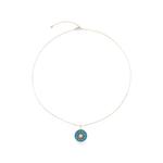Колье Splash с бирюзой и бриллиантами 1