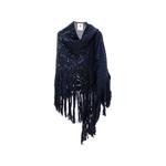 Шаль Scialle Coperta Peonia в технике кроше 1