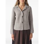 knit notched-lapel cardigan 1