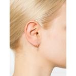18KT yellow gold diamond earrings 2