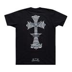 Футболки с коротким рукавом Chrome Hearts x Yungblud x Aerosmith Pocket Tee 'Черный/Белый' 2