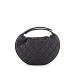 Стеганая сумка-хобо Double Chain Bow Pouch Caviar Mini 2